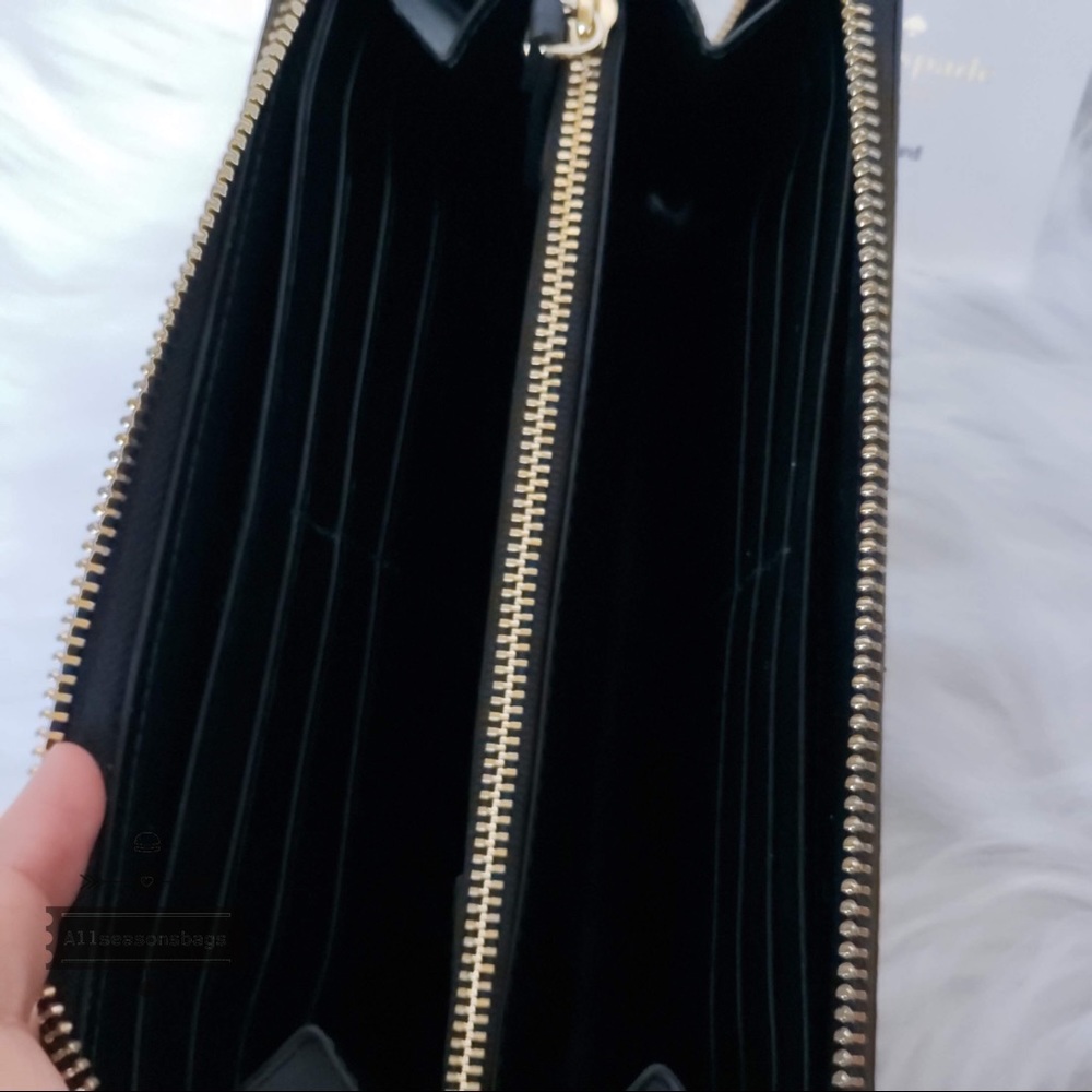 Kate spade Michele Hyde lane park stripe wallet - Picture 2 of 7